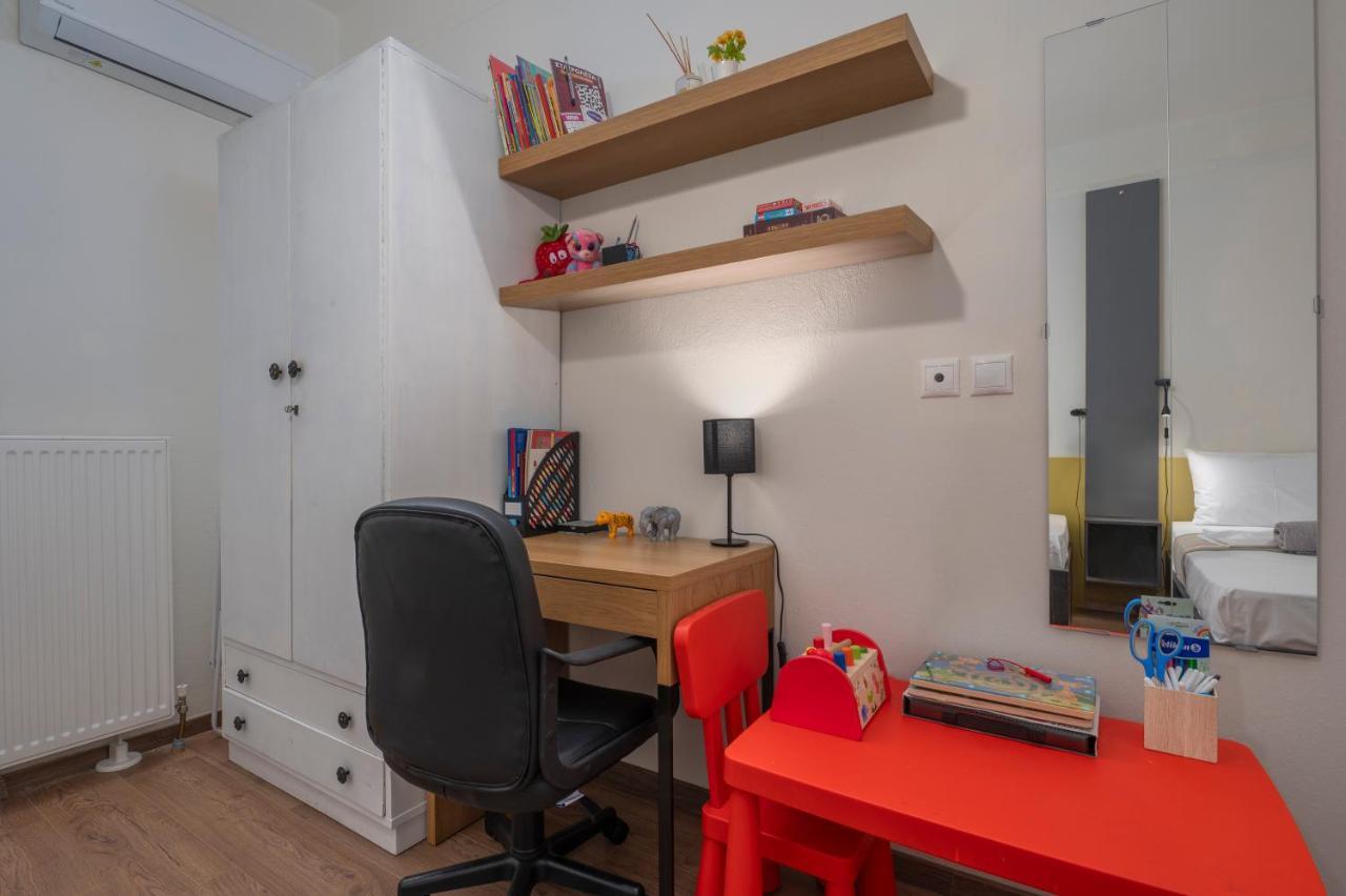 Estia Thessaloniki Apartment, Cozy, Spacious, Sunny, 2 Rooms-5 Beds Luaran gambar