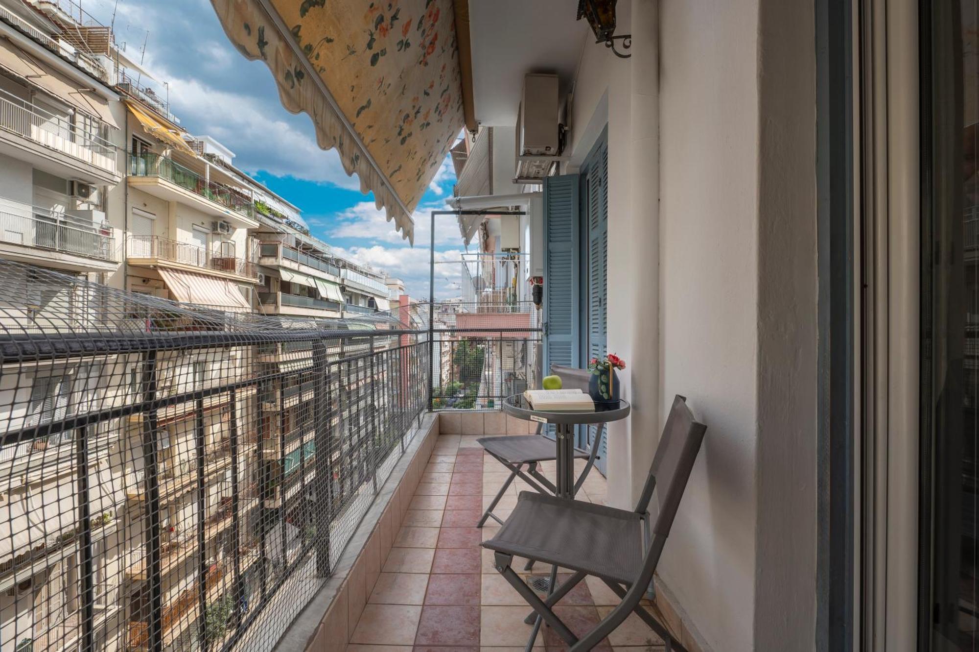 Estia Thessaloniki Apartment, Cozy, Spacious, Sunny, 2 Rooms-5 Beds Luaran gambar
