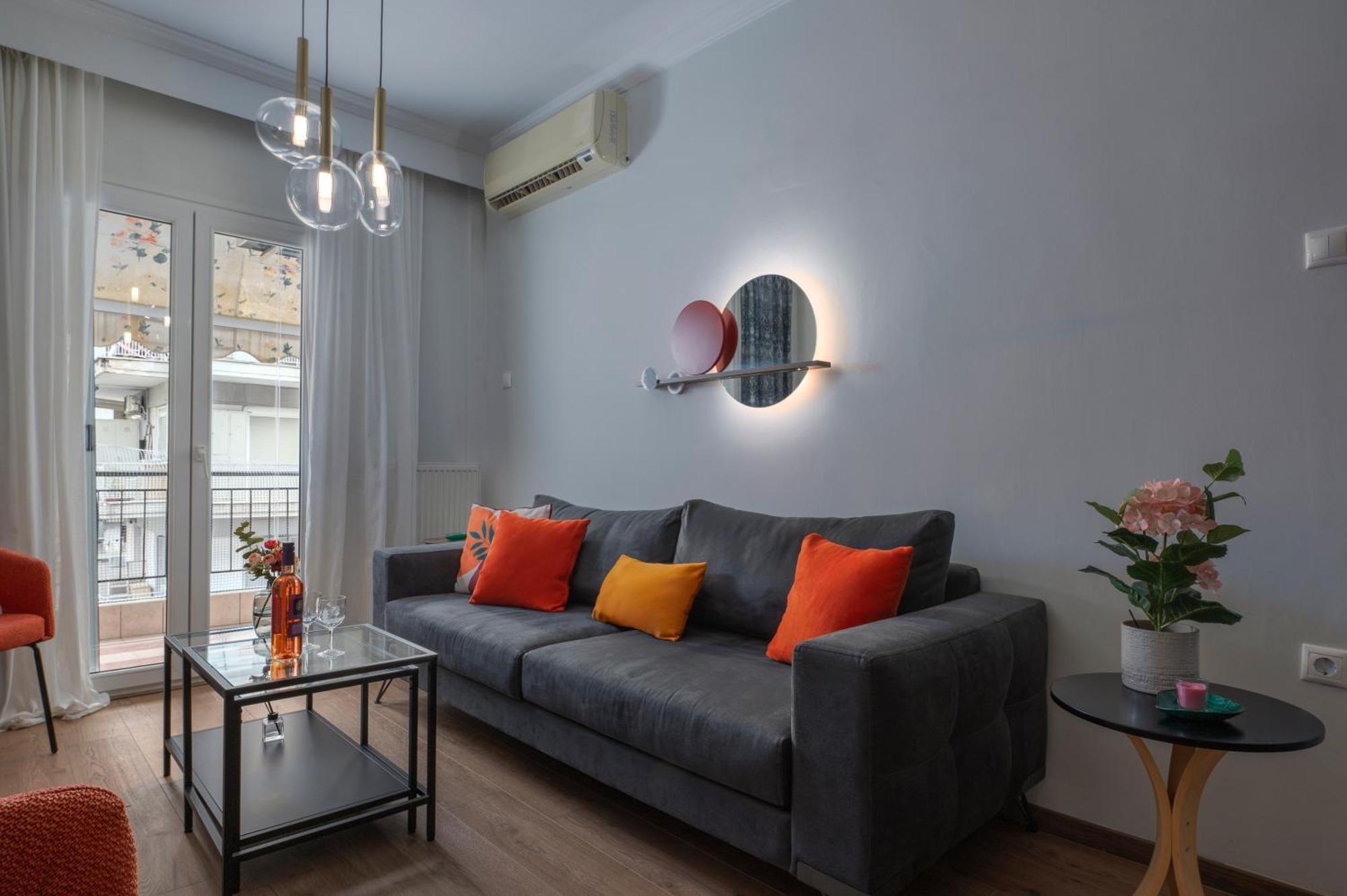 Estia Thessaloniki Apartment, Cozy, Spacious, Sunny, 2 Rooms-5 Beds Luaran gambar