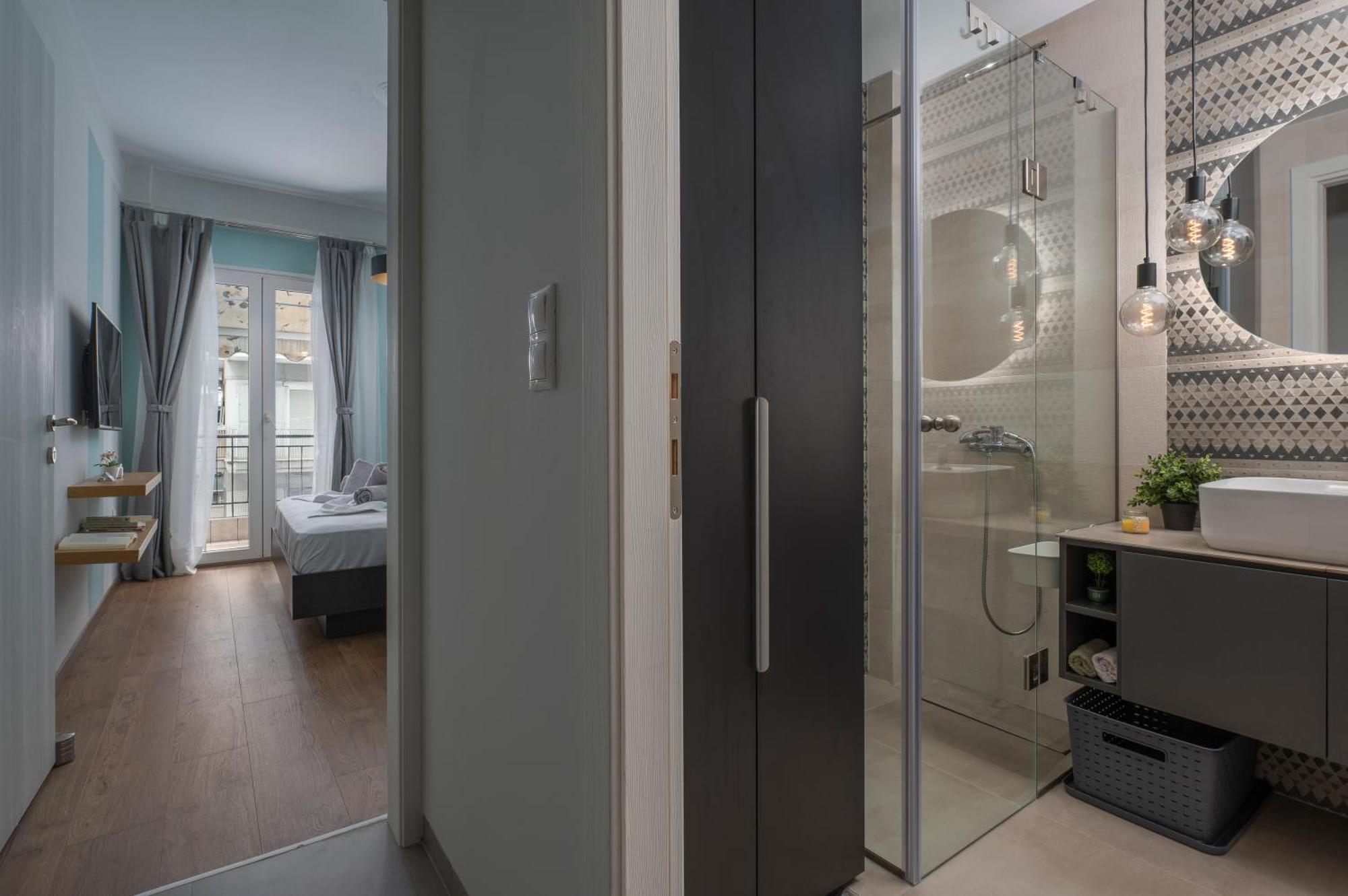 Estia Thessaloniki Apartment, Cozy, Spacious, Sunny, 2 Rooms-5 Beds Luaran gambar